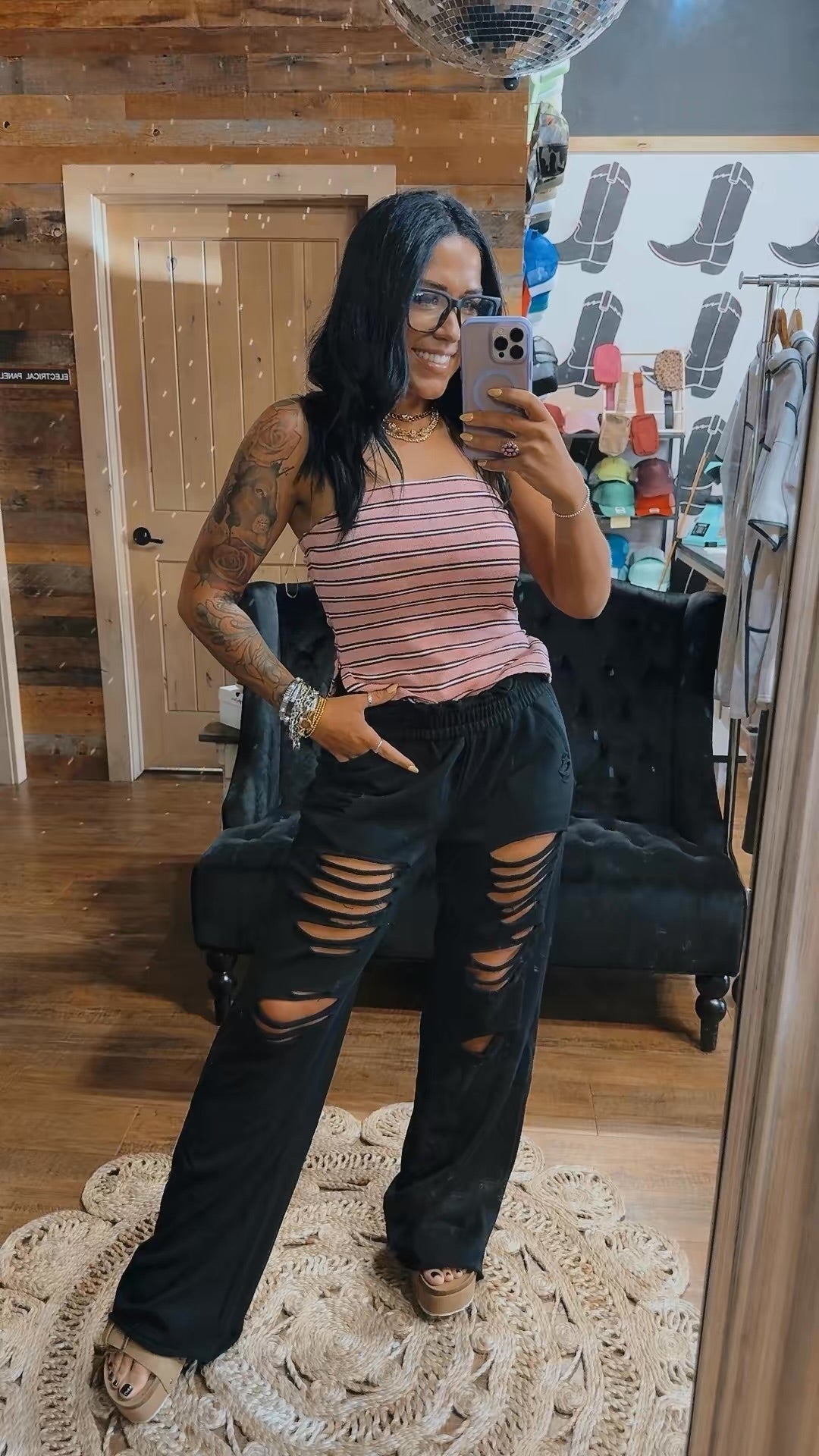 Striped Tube Top