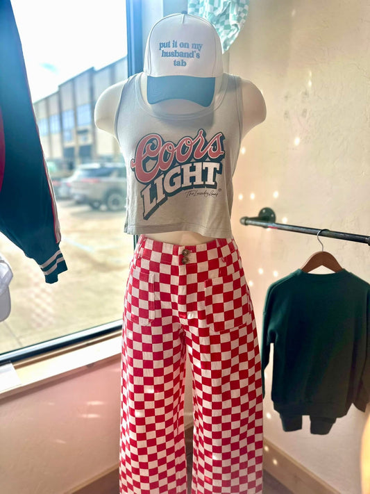 Red Hot Check Pants