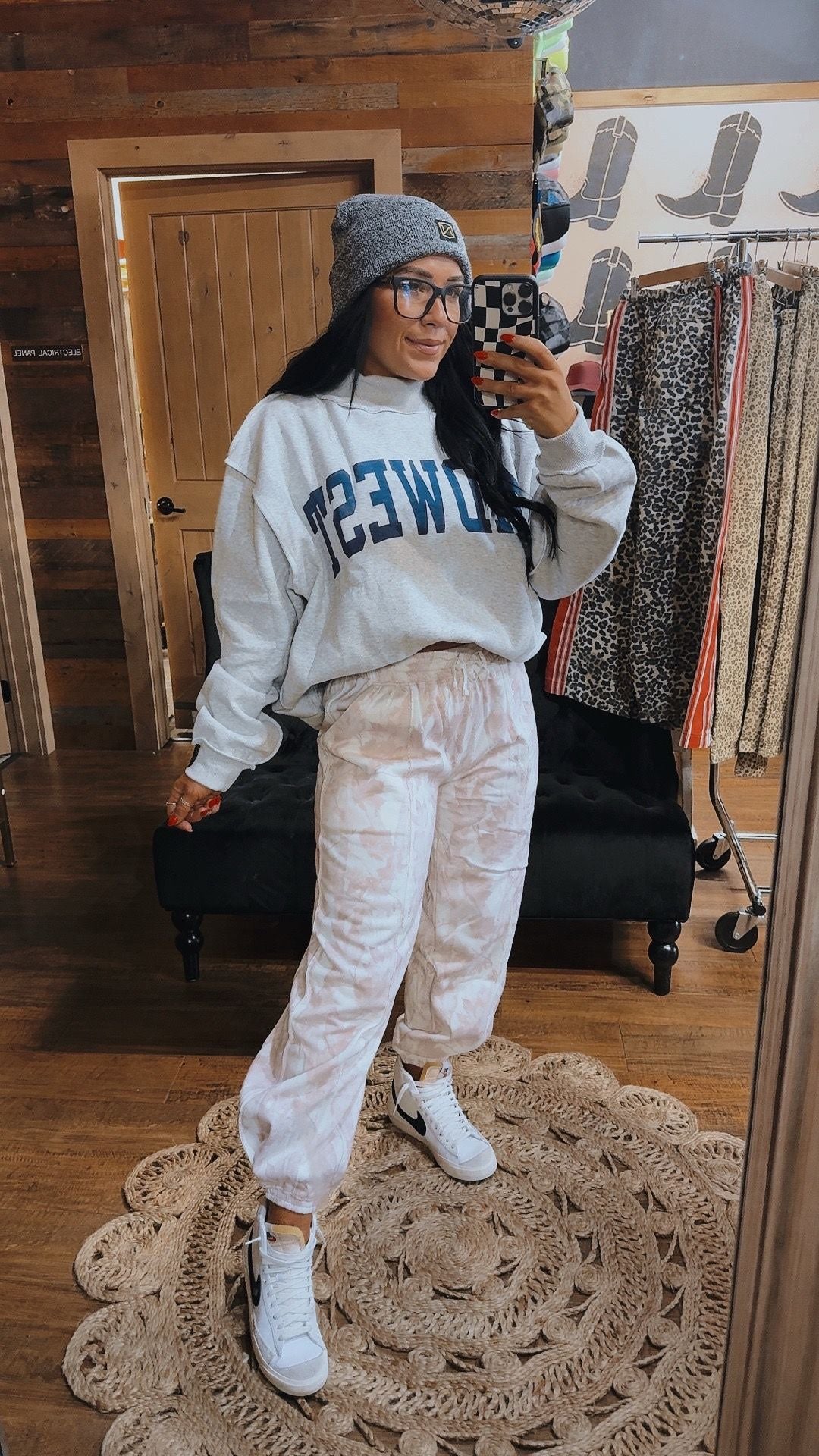 Pink Camo Fleece Sweatpants