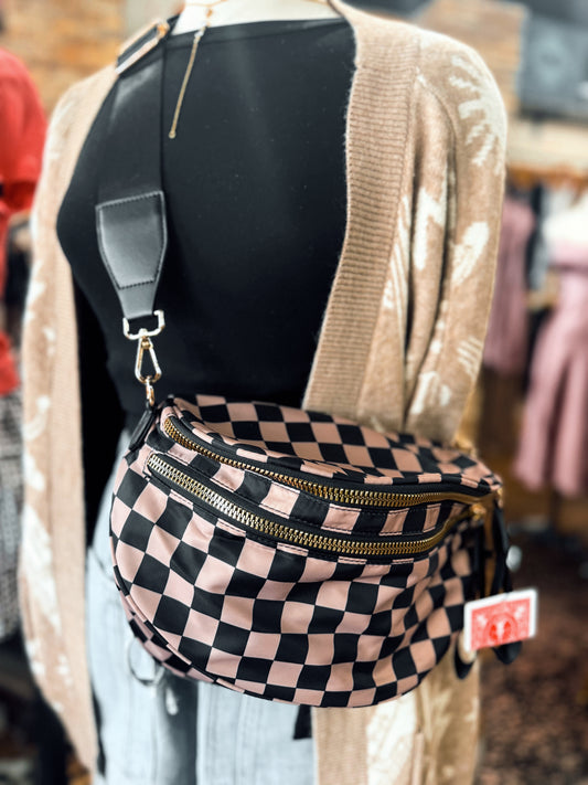 Checker Crossbody Bags