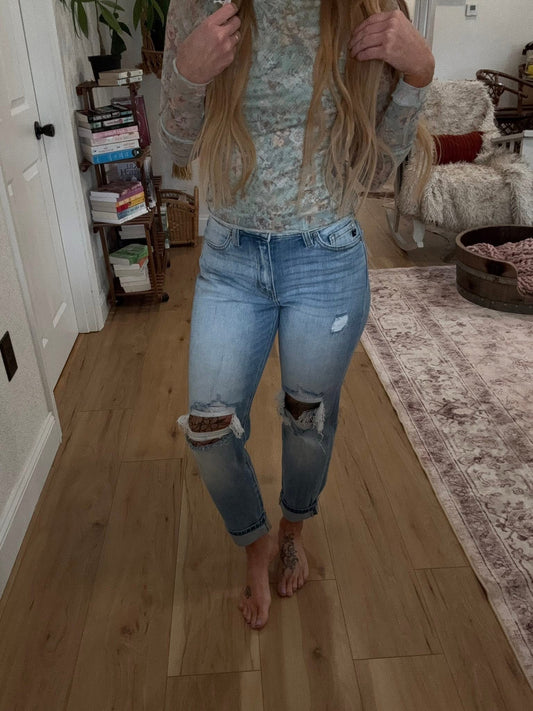 High Rise Mom Jeans