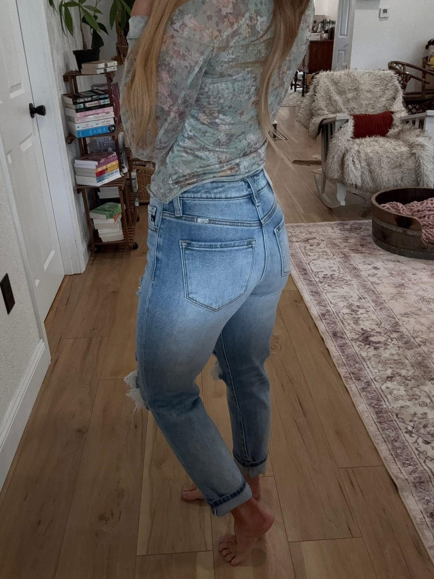High Rise Mom Jeans