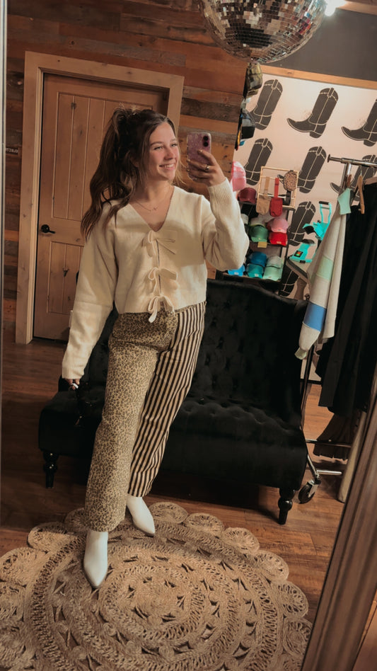 Mix & Match Leopard Stripe Pant