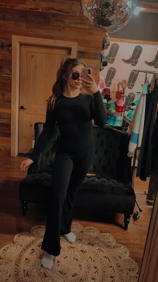 Athletic Butter Long Sleeve - Black