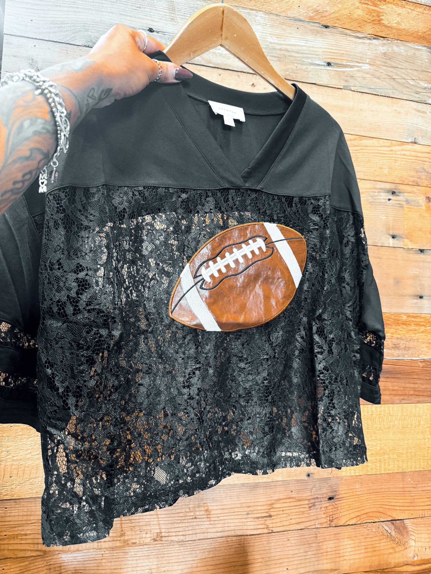 Touchdown Lace Jersey