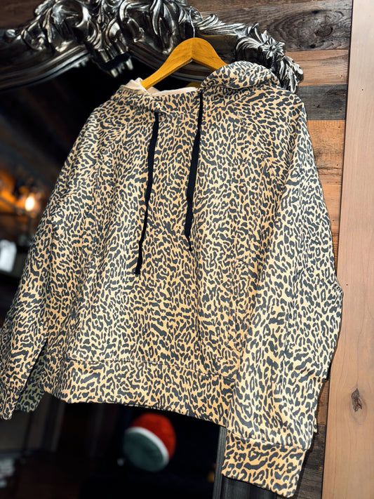 Leopard French Terry Hoodie