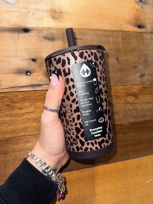 Brown Leopard 14oz Everyday Hydrojug