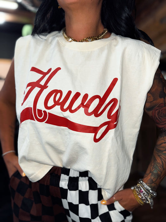 HOWDY Western Vintage Muscle Tee