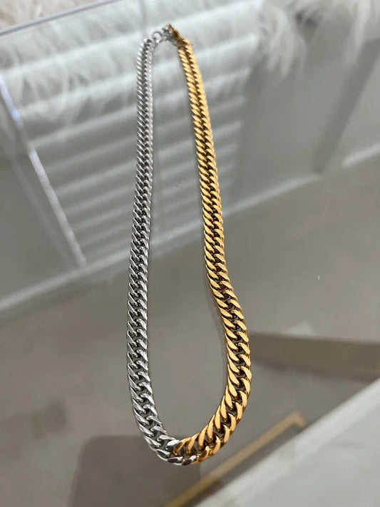 TWO TONE NECKLACE