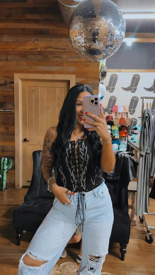 Stagecoach Corset Top