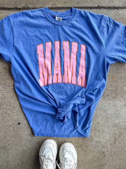 Periwinkle Mama Tee