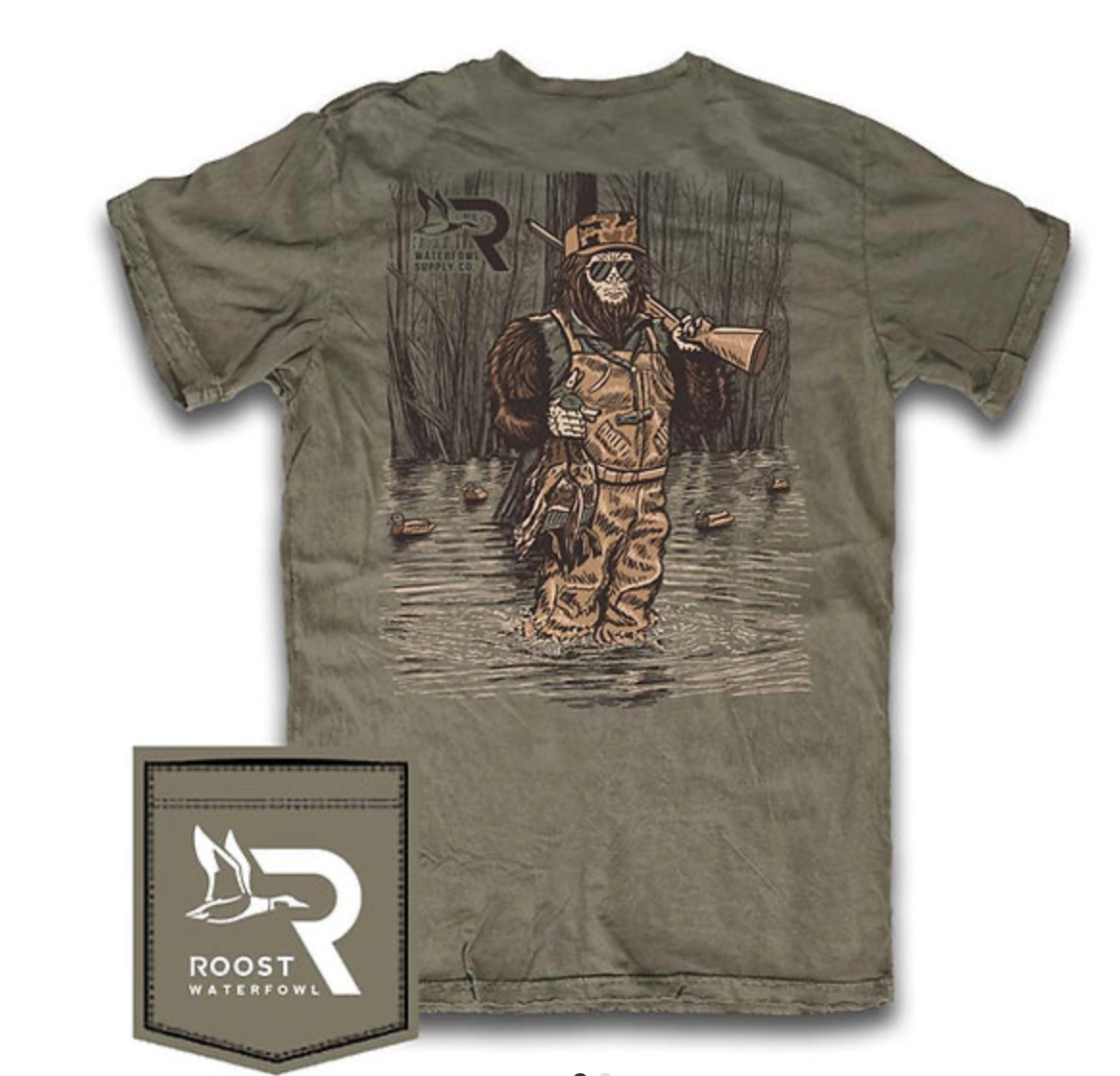 ROOST SASQUATCH TEE - ADULT
