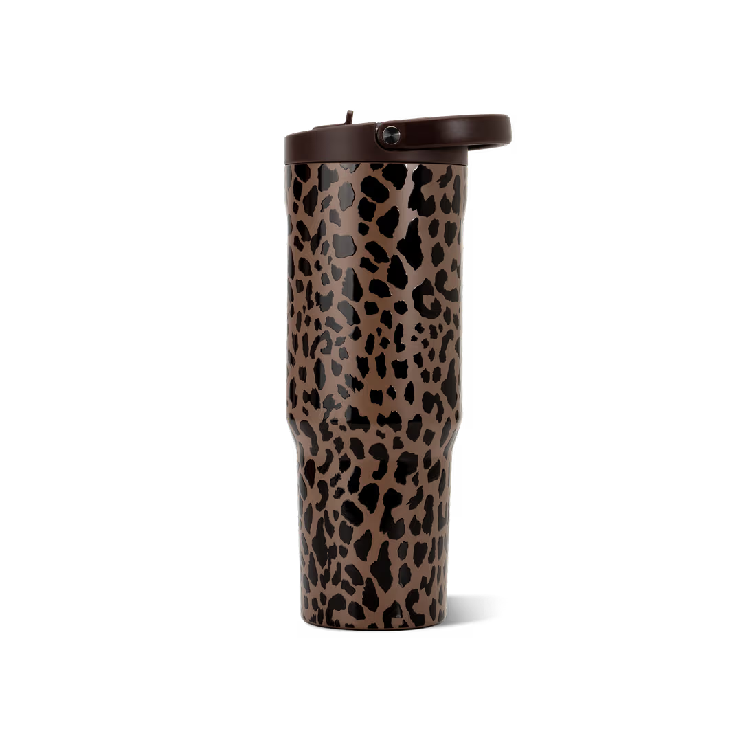 Brown Leopard 40oz Sport Hydrojug