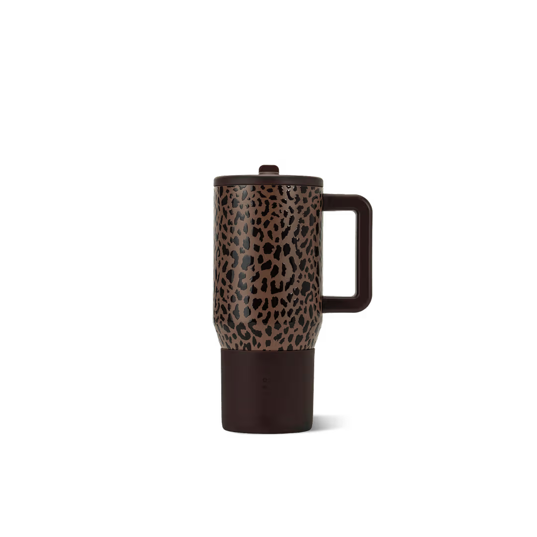 Brown Leopard 20oz Traveler Hydrojug