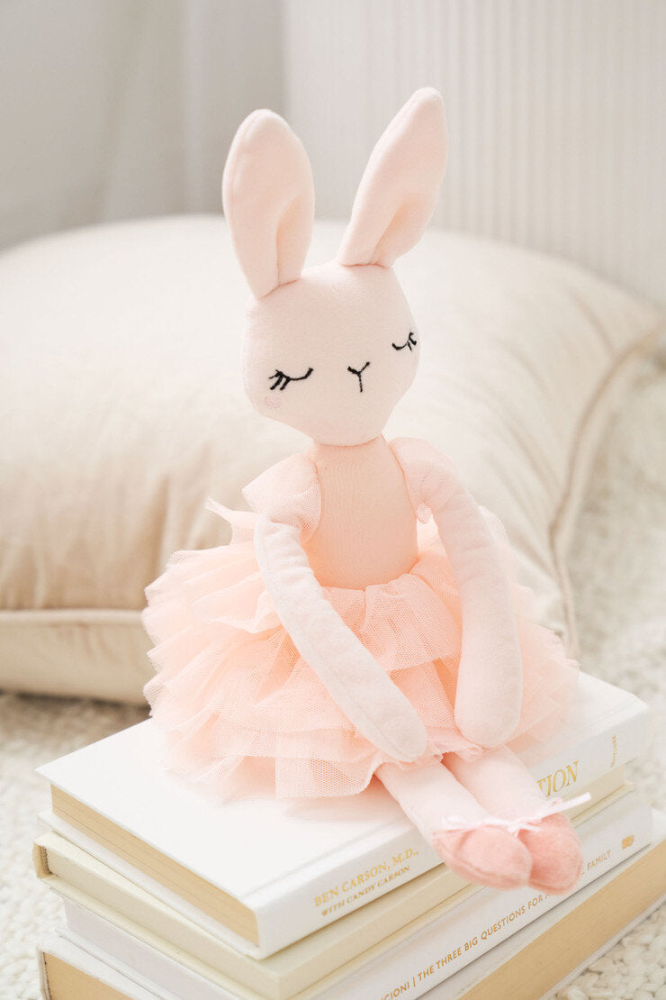 Pink Tulle Stuffed Bunny