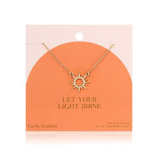 Let your light shine Necklace-Gold